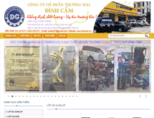 Tablet Screenshot of dinhcam.com